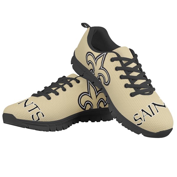 Men's New Orleans Saints AQ Running NFL Shoes 001